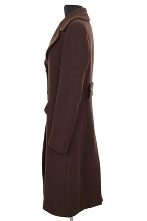 Manteau Dolce & Gabbana Marron en Laine
