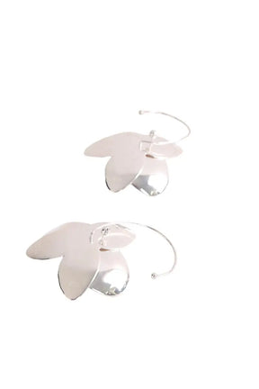 Boucles d'oreilles Casablanca Orchid Earrings Argent en Acier
