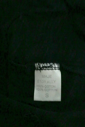 T-shirt Maje Noir en Coton