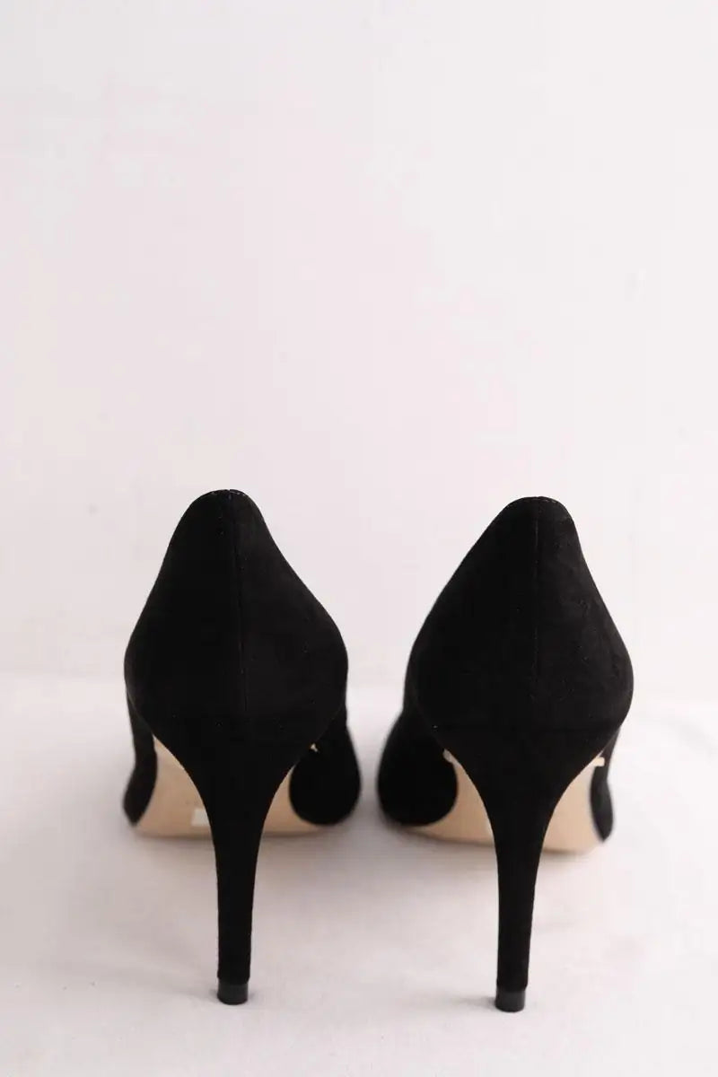 Talons LK Bennett Floret Noir en Daim