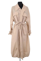 Trench-coat Claudie Pierlot Beige en Synthétique, taille S - Seconde Main