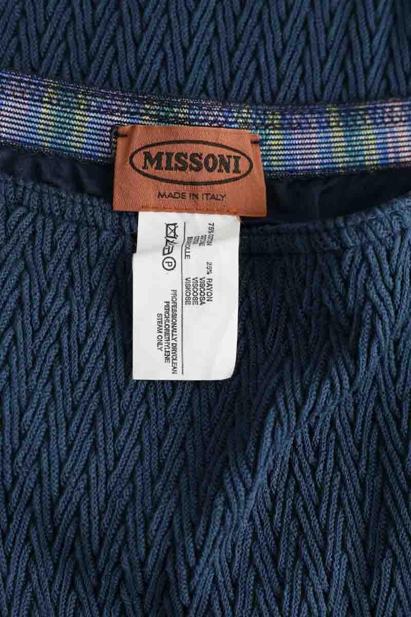 Mi-longueur Missoni  Bleu