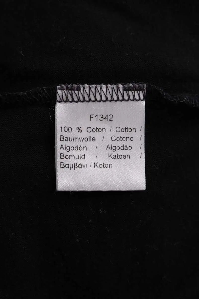 T-shirt Lacoste Noir en Coton