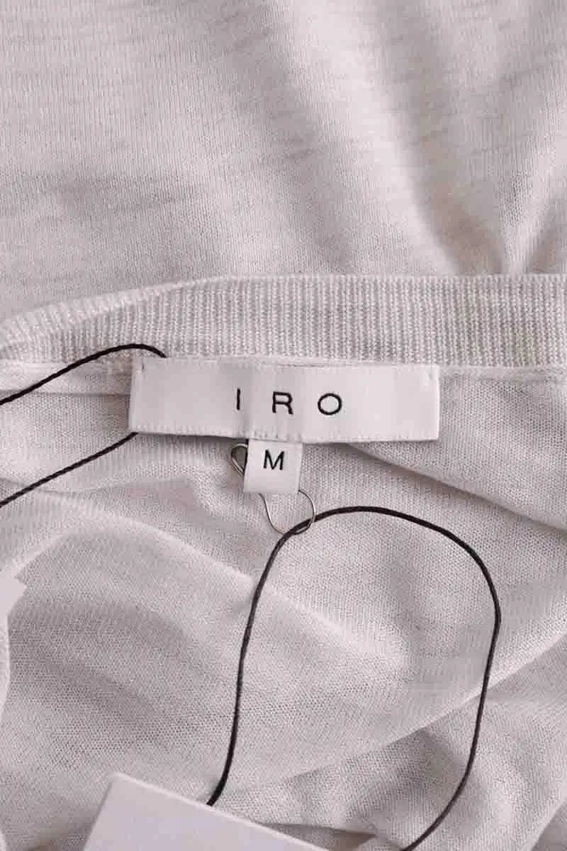 Top Iro Honisa Gris en Soie