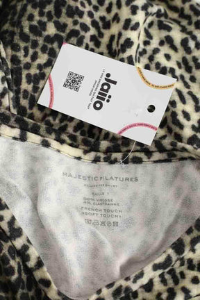 T-shirt Majestic Filatures  Marron