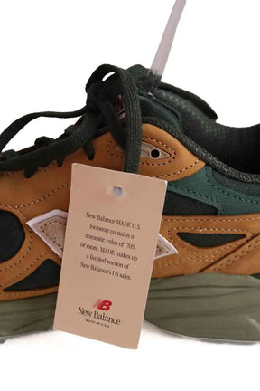 Baskets basses New Balance Camel en Tissu