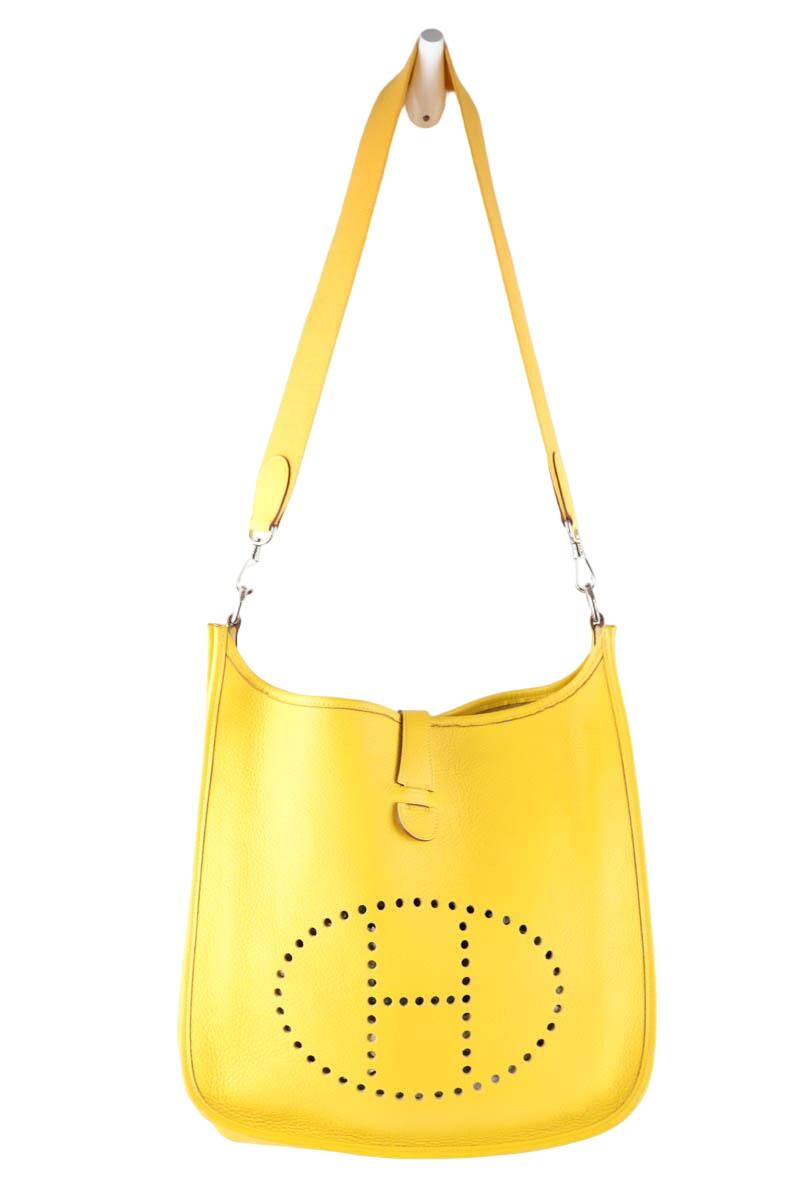 Bandoulière Hermès Evelyne Jaune