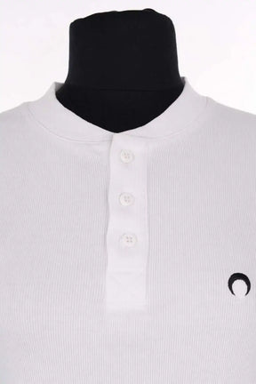 Top Marine Serre Blanc en Coton