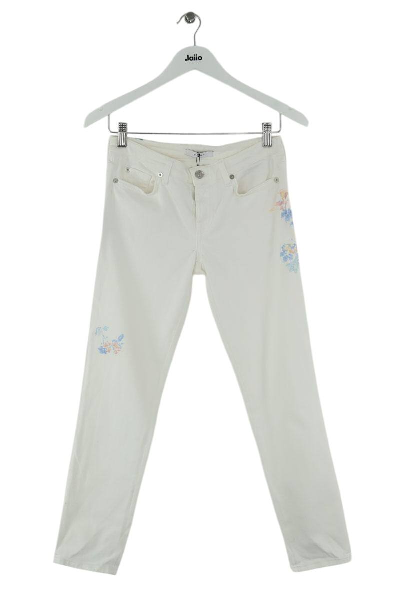 Slim 7 For All Mankind  Blanc