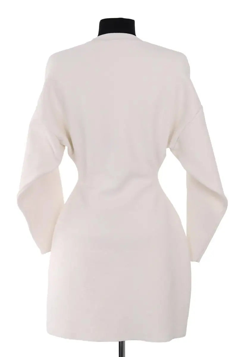 Robe WARDROBE.NYC Beige en Viscose