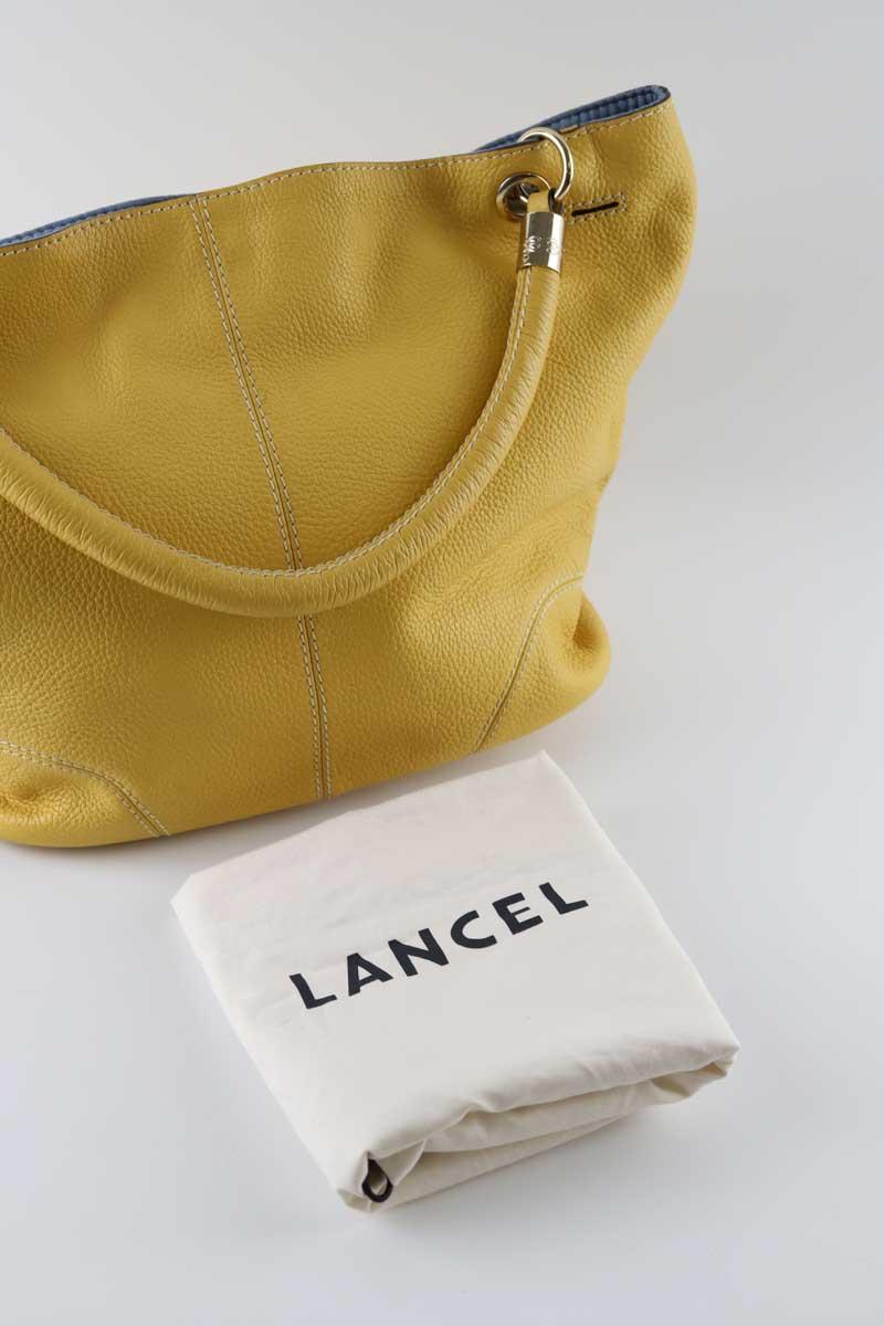Sacs porté épaule Lancel French Flair Jaune