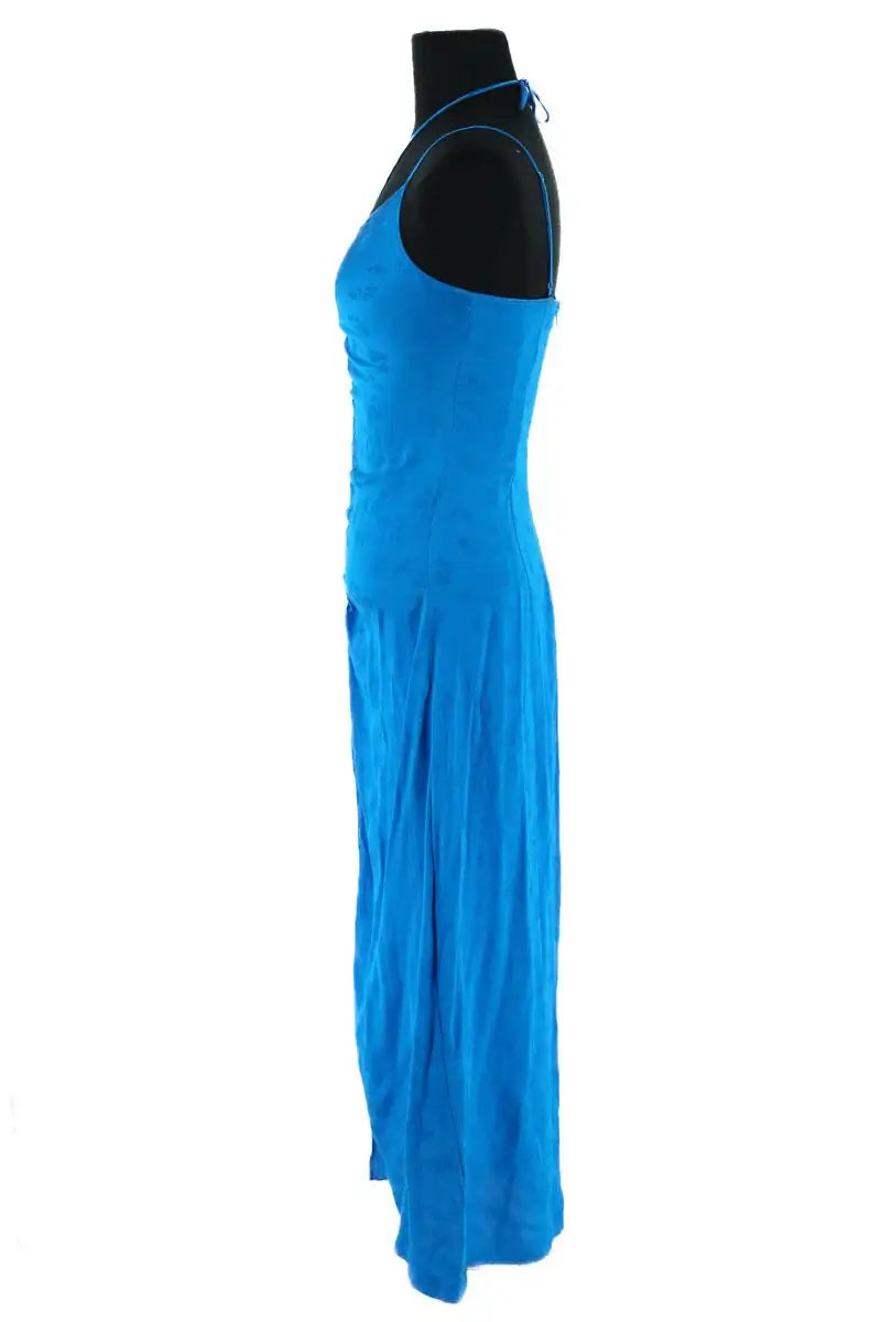 Robe From Future Bleu en Soie