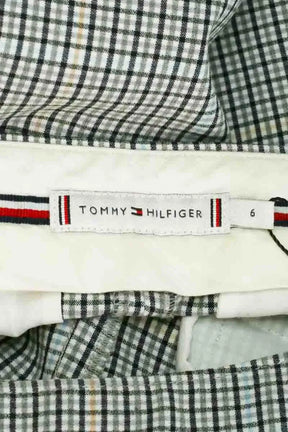 Pantalon droit Tommy Hilfiger Gris en Synthétique