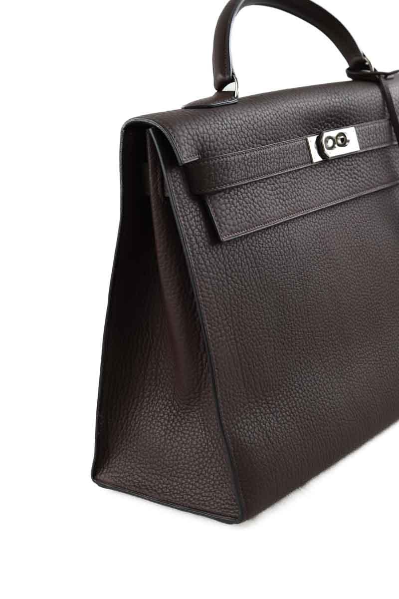 Sacs à main Hermès Kelly 40 Marron