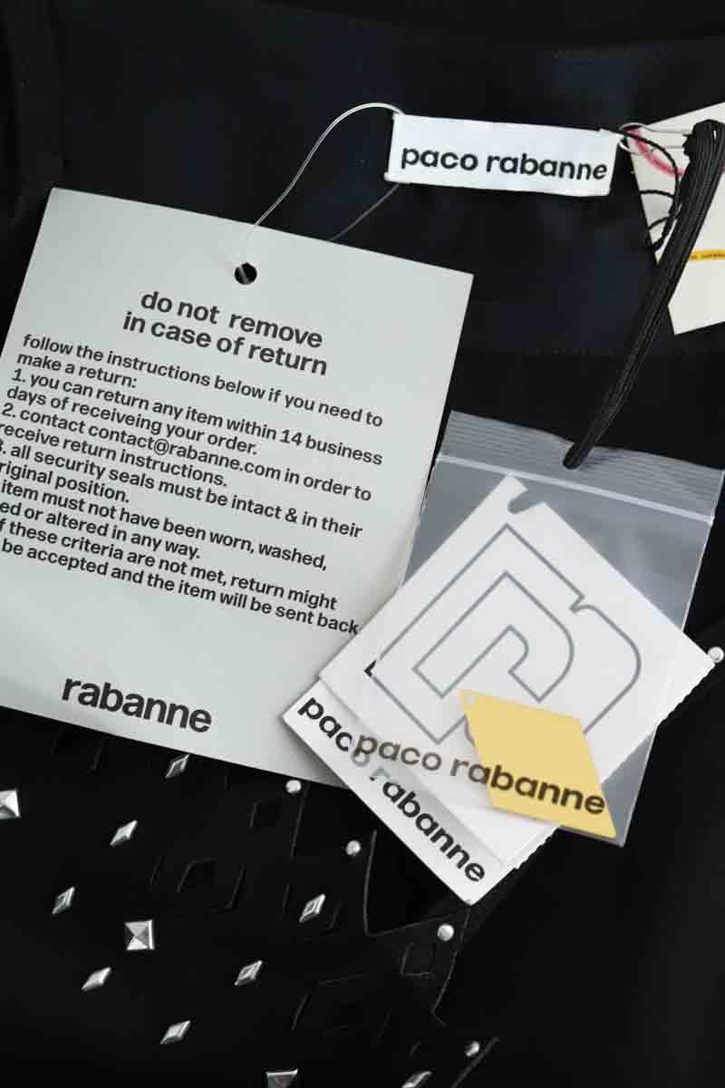 Mi-longueur Paco Rabanne  Noir