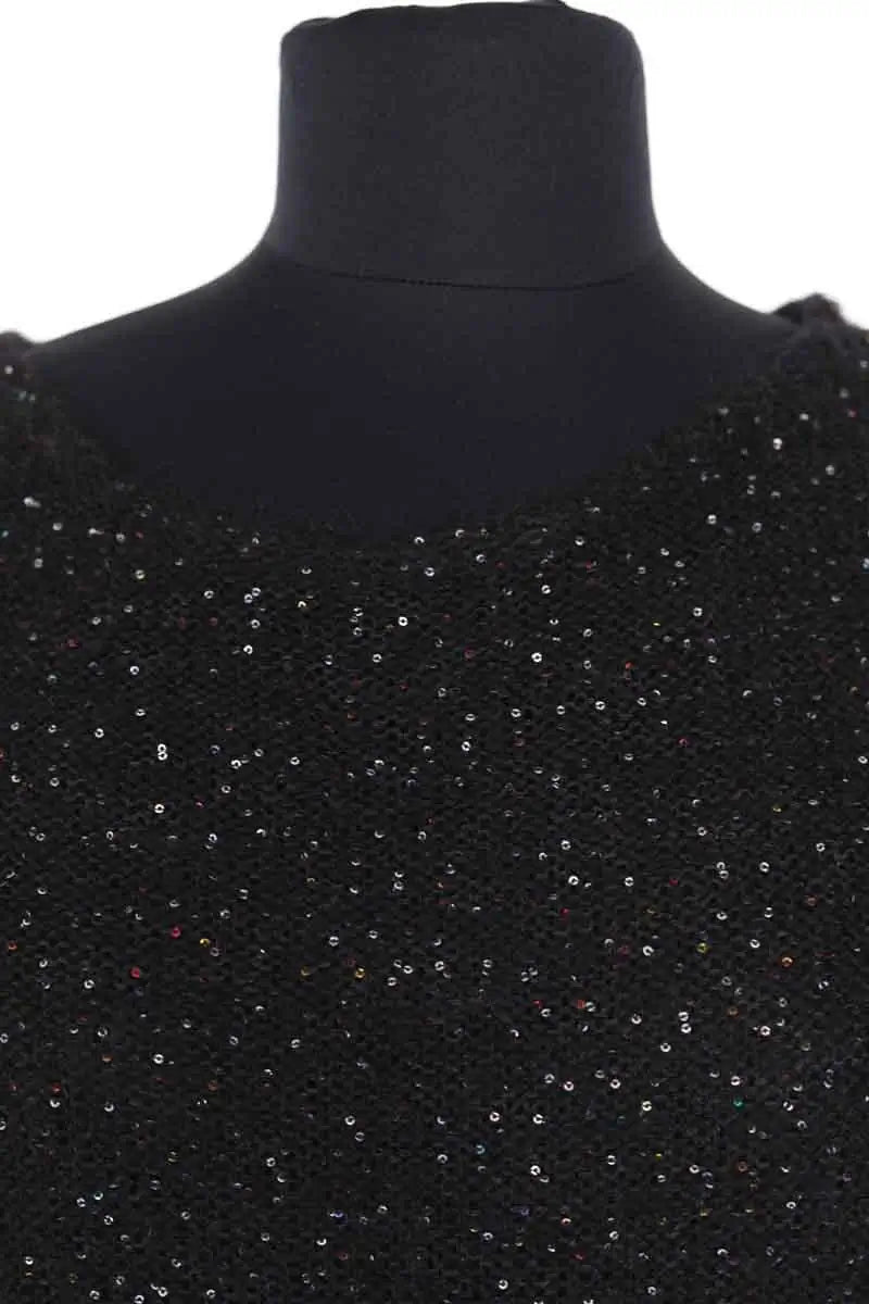 Pull Des Petits Hauts Noir en Laine