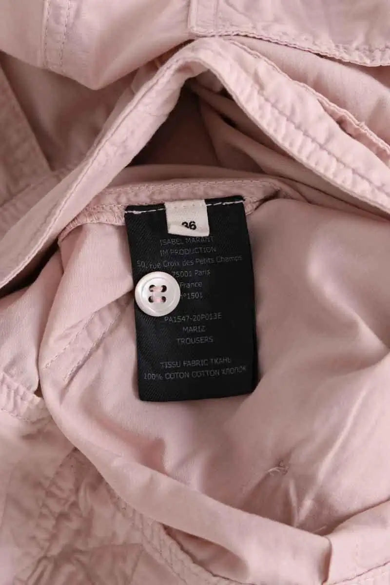 Pantalon Isabel Marant Étoile Rose en Coton