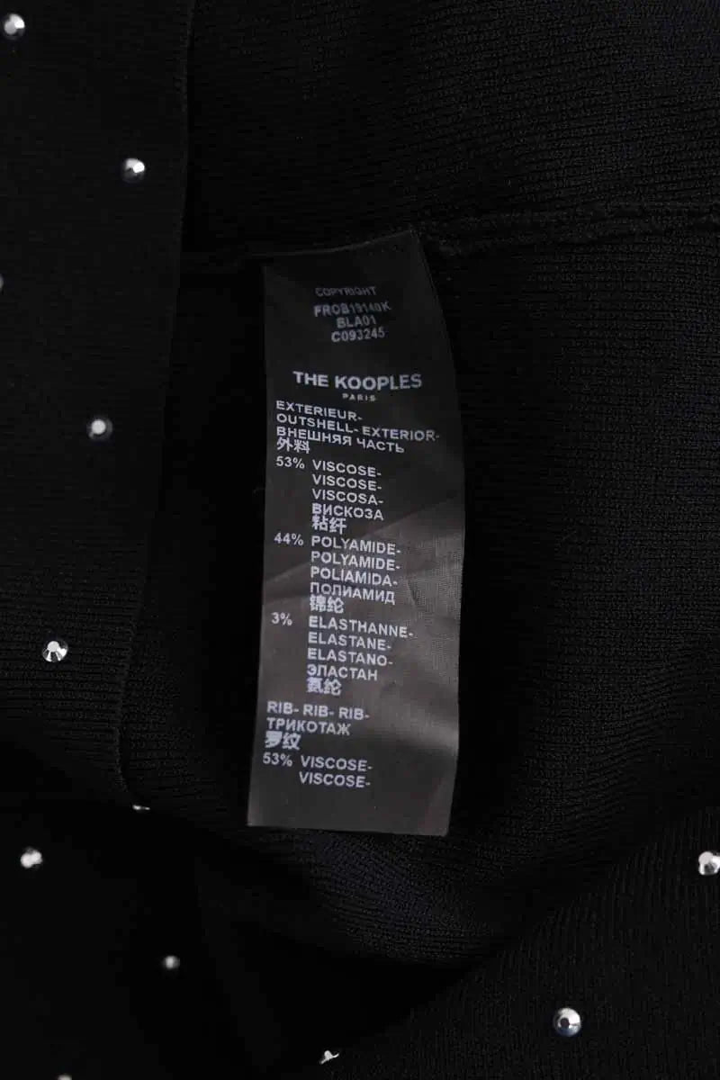 Robe The Kooples Noir en Viscose