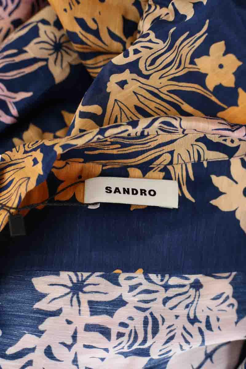 Mi-longueur Sandro  Multicolore