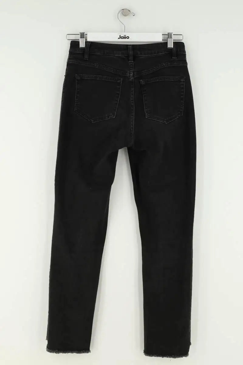 Jean droit Maje Noir en Coton