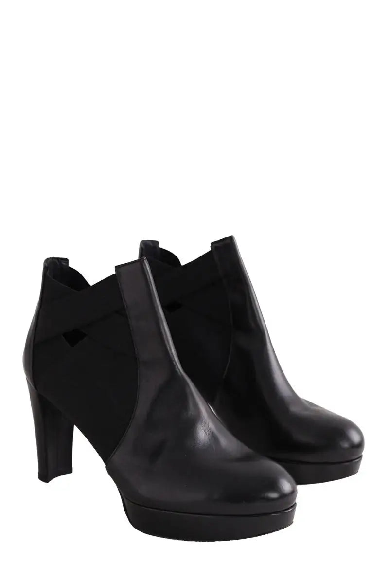 Boots Stuart Weitzman Noir en Cuir