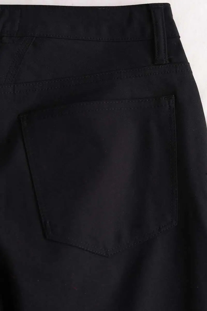 Pantalon droit Closed Noir en Synthétique