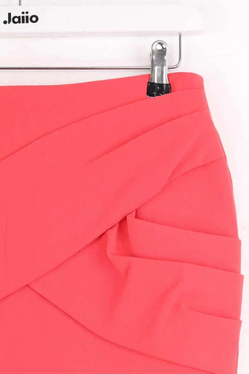 Mini jupe Maje Rouge en Synthétique