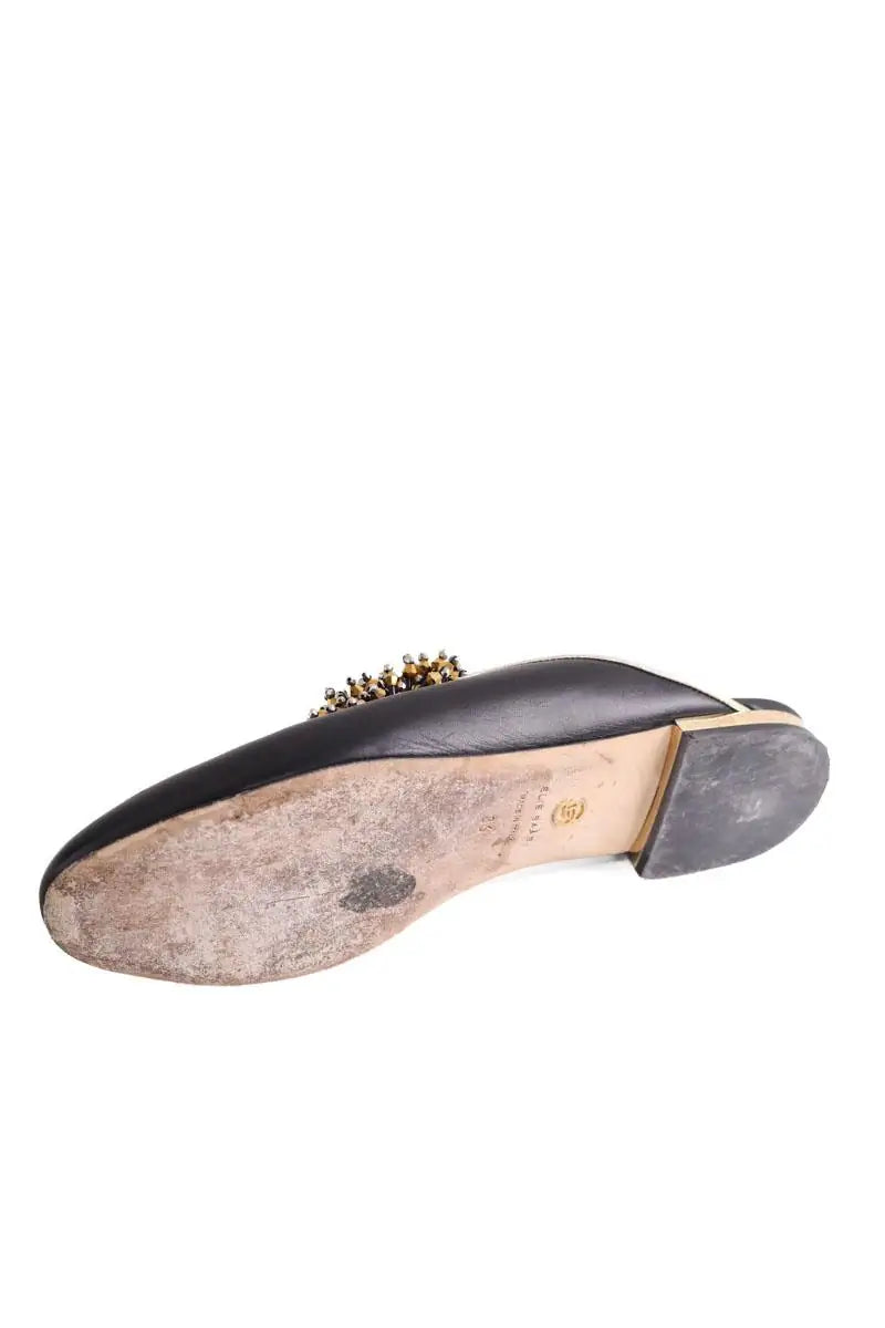 Mules Elie Saab Noir en Cuir