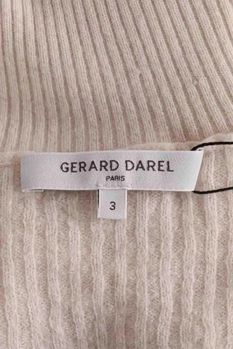 Pull col roulé  Gerard Darel Beige en Laine