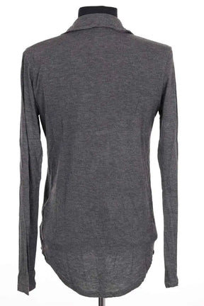 Polo Majestic Filatures Gris en Viscose