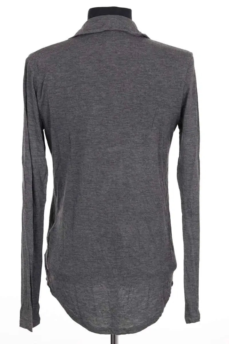 Polo Majestic Filatures Gris en Viscose