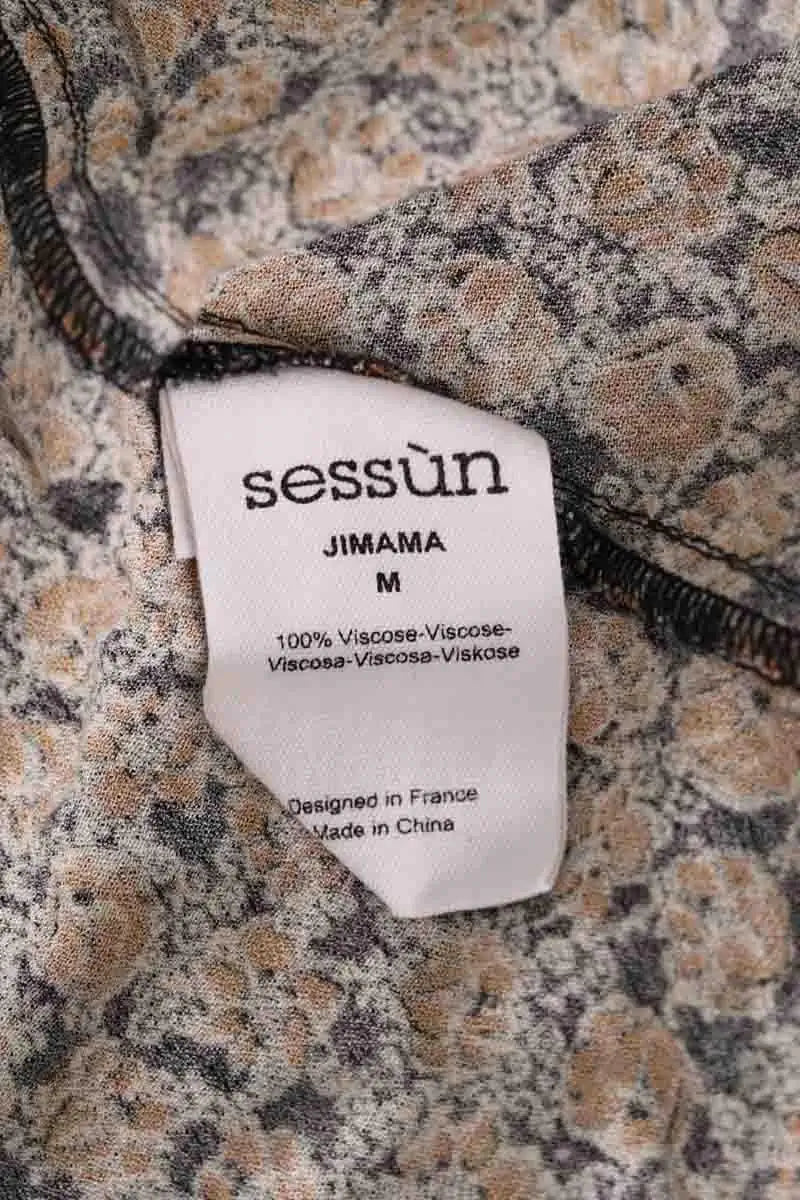 Robe Sessun Marron en Viscose