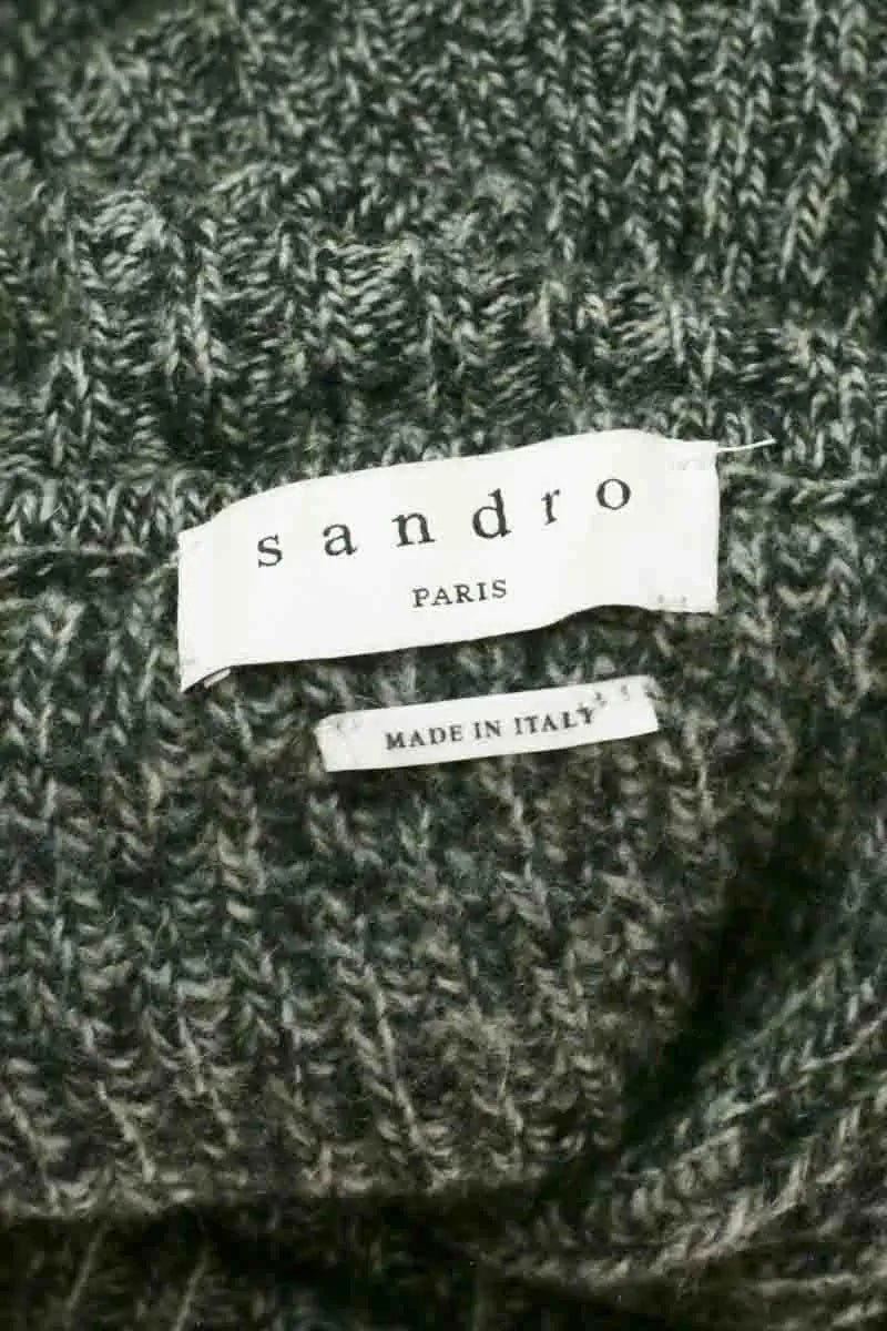 Pull Sandro Anthracite en Laine