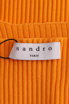Top sans manche Sanchita Orange en Viscose