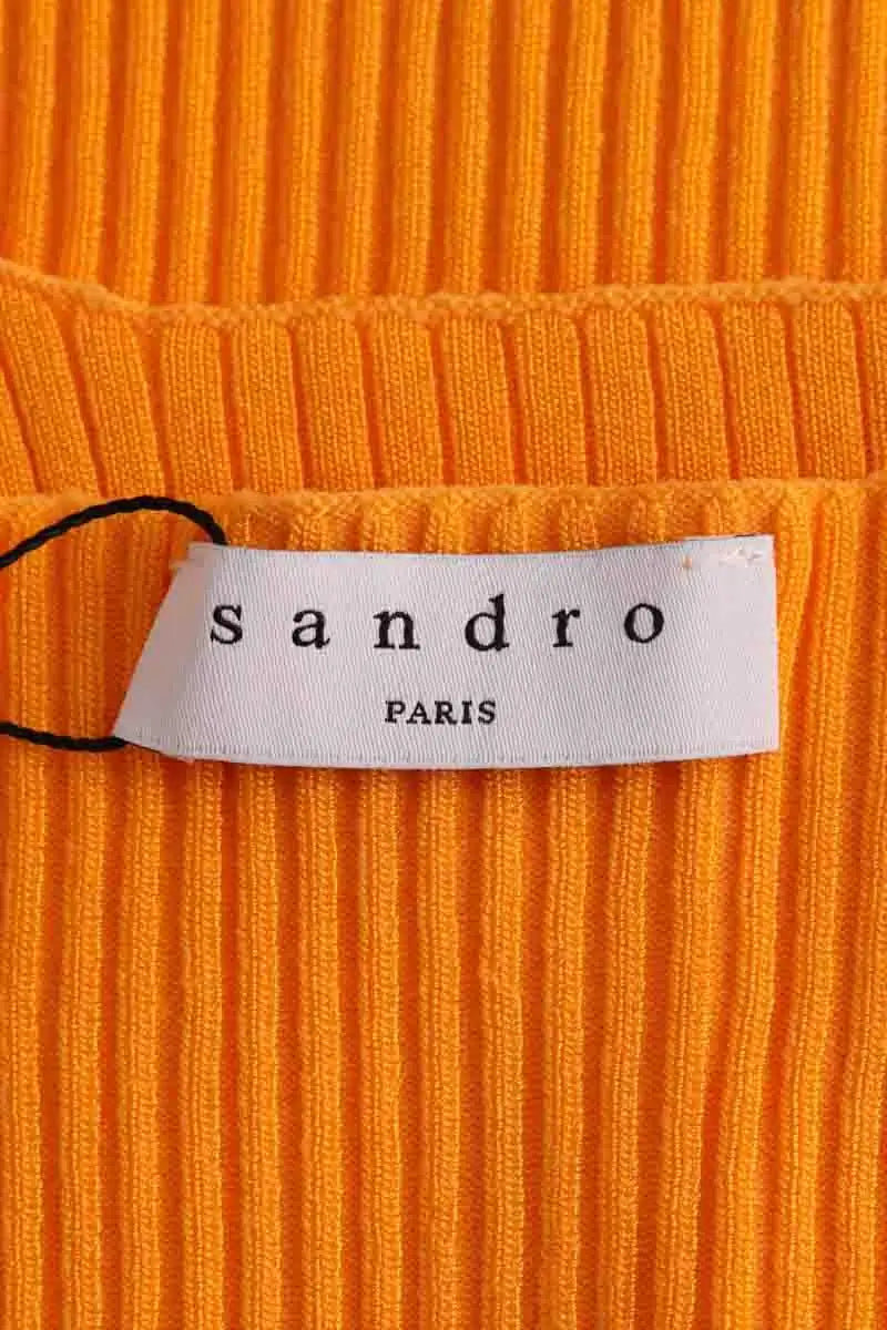 Top sans manche Sanchita Orange en Viscose