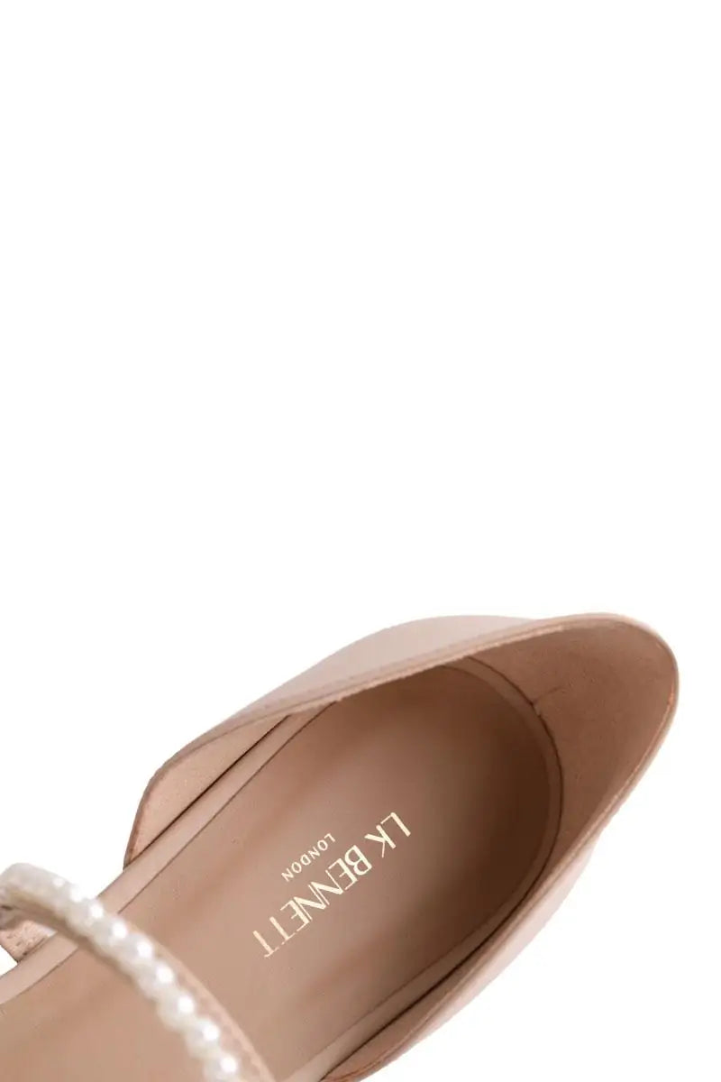 Ballerines LK Bennett Ida Ecru en Cuir