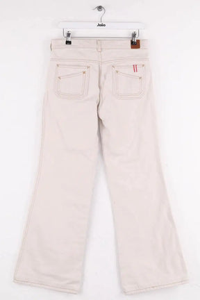 Jean large Ines de la Fressange Ecru en Coton