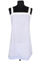 Top sans manche Ines de la Fressange Bleu en Coton, taille L - Seconde Main