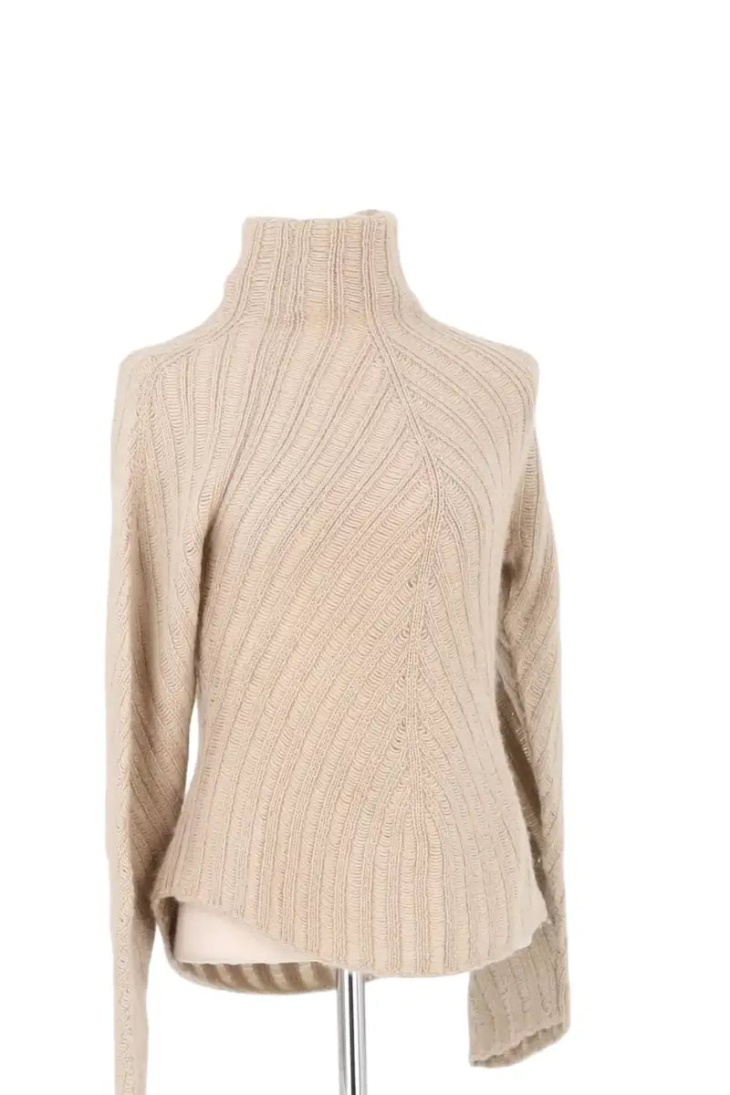 Pull Sportmax Beige en Laine, taille L - Seconde Main
