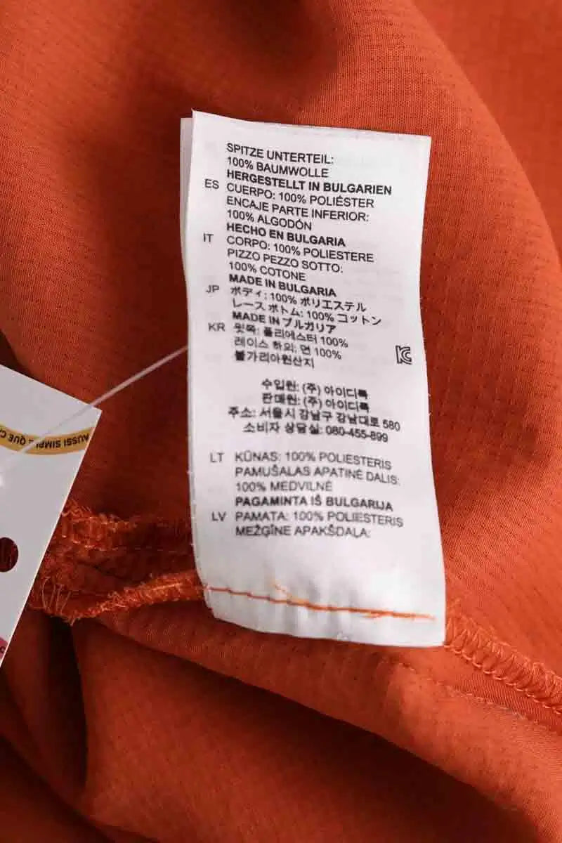 Robe Sandro Orange en Synthétique