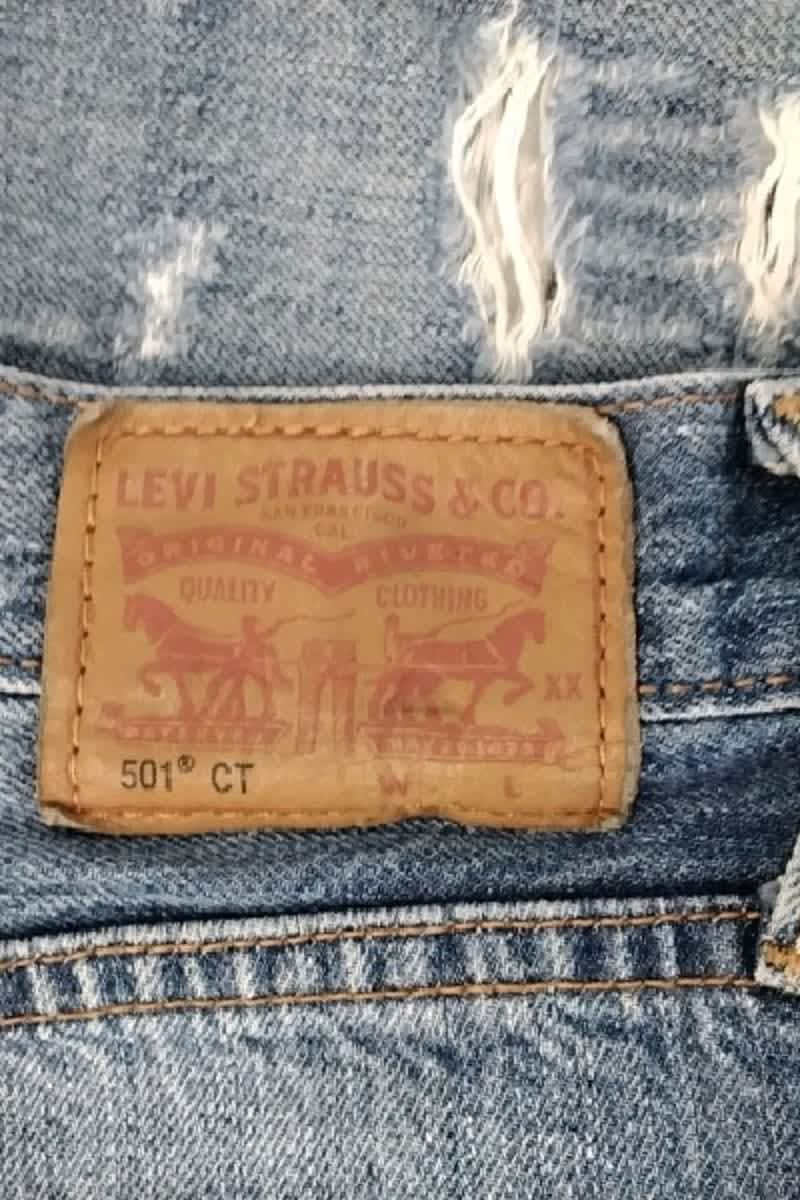Short Levi's  Bleu