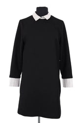 Robe Maje Noir en Synthétique, taille M - Seconde Main