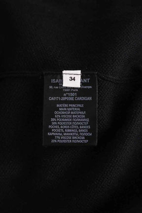 Gilet Isabel Marant Étoile Noir en Viscose