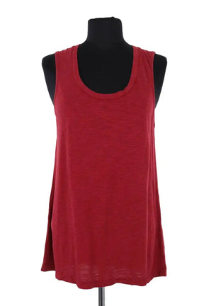 Top sans manche American Vintage Rouge en Coton, taille M - Seconde Main