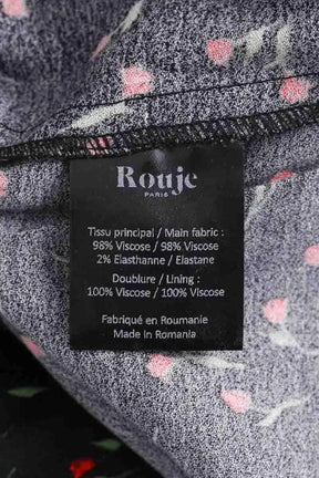 Pantalon droit Rouje Noir en Viscose