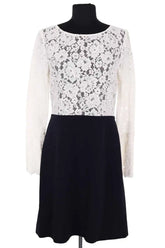 Robe Claudie Pierlot Marine en Synthétique, taille M - Seconde Main