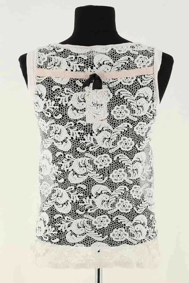 Top sans manche Sandro Rose en Coton