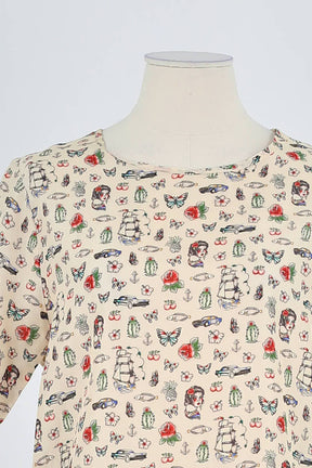 T-shirt Momoni  Beige