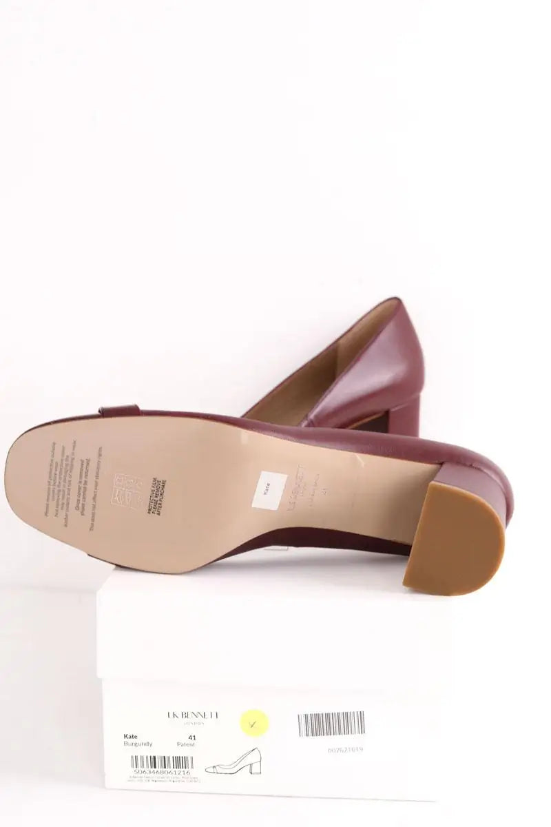 Talons LK Bennett Kate Bordeaux en Cuir verni