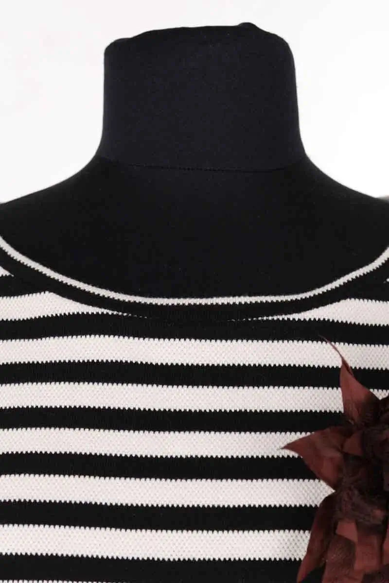 Top Marella Noir en Coton